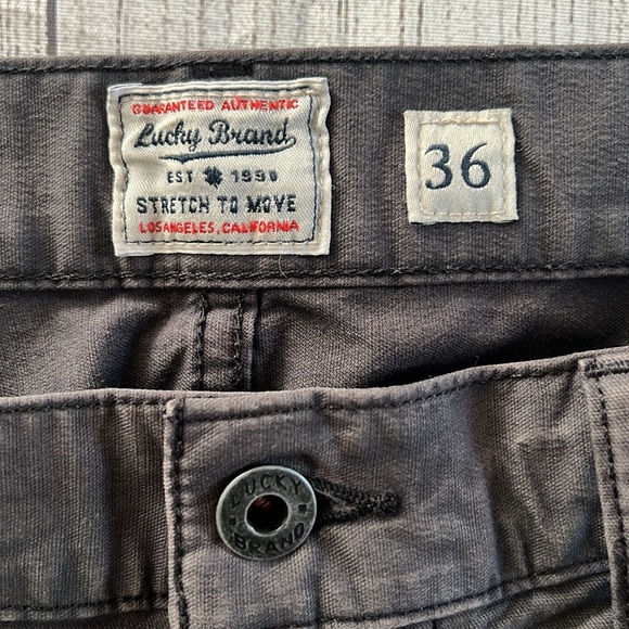 Lucky Brand shorts. charcoal - Picture 3 of 4